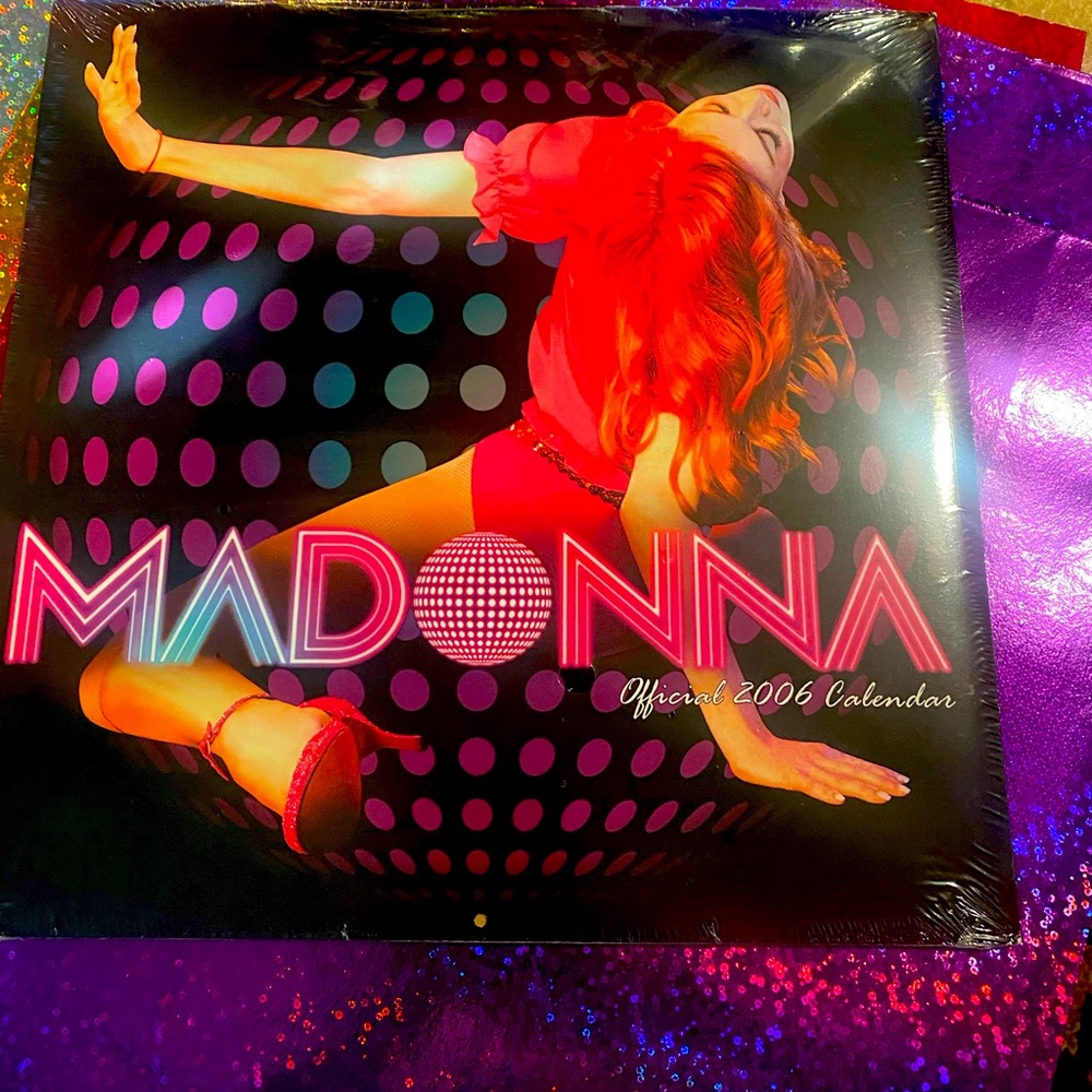 MADONNA CONFESSIONS 2006 MEMORABILIA CALENDAR ULTRA MINT SEALED !!